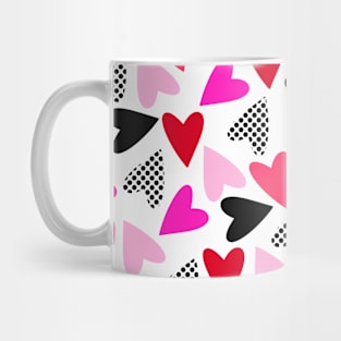 Hearts (red) Mug